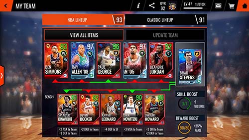 NBA Live Mobile Grind